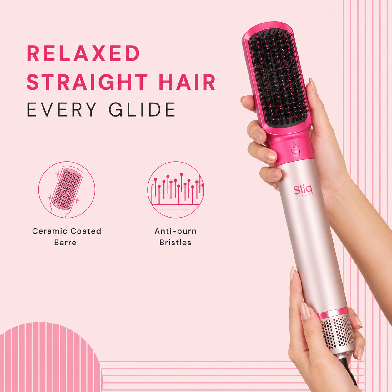 5 in 1 Hair Blow Brush | Auto Curler, Dryer, Straightener & Styler