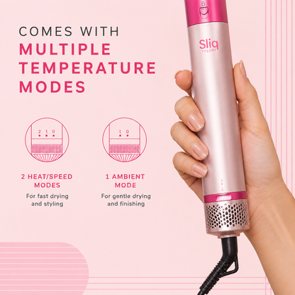 5 in 1 Hair Blow Brush | Auto Curler, Dryer, Straightener & Styler